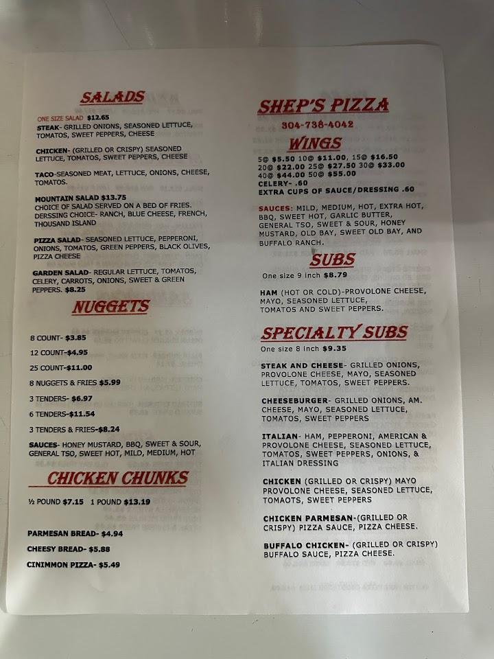 Shep's Pizza & Subs